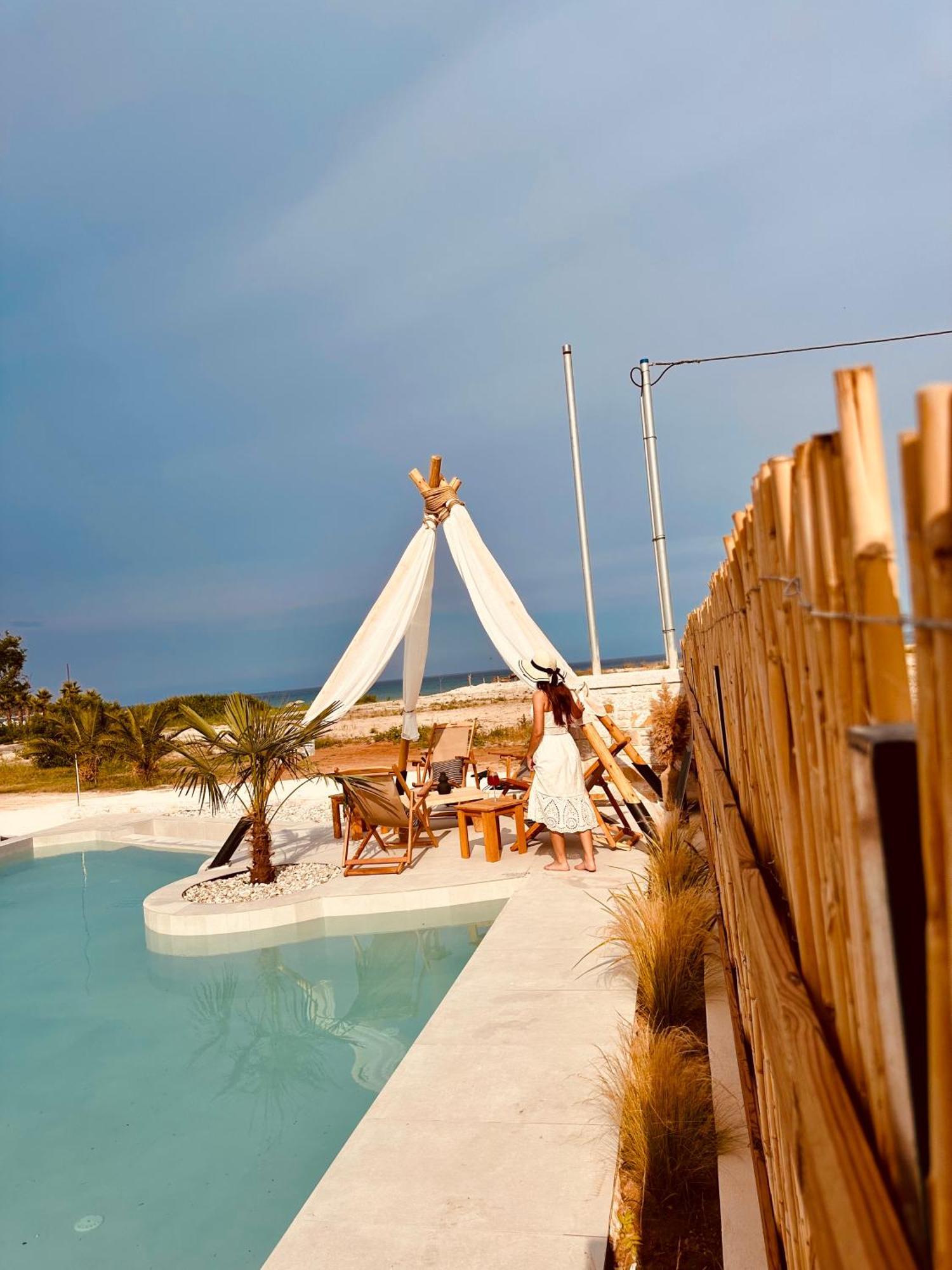 Amo Golden Suites Chrisi Ammoudia Exterior foto